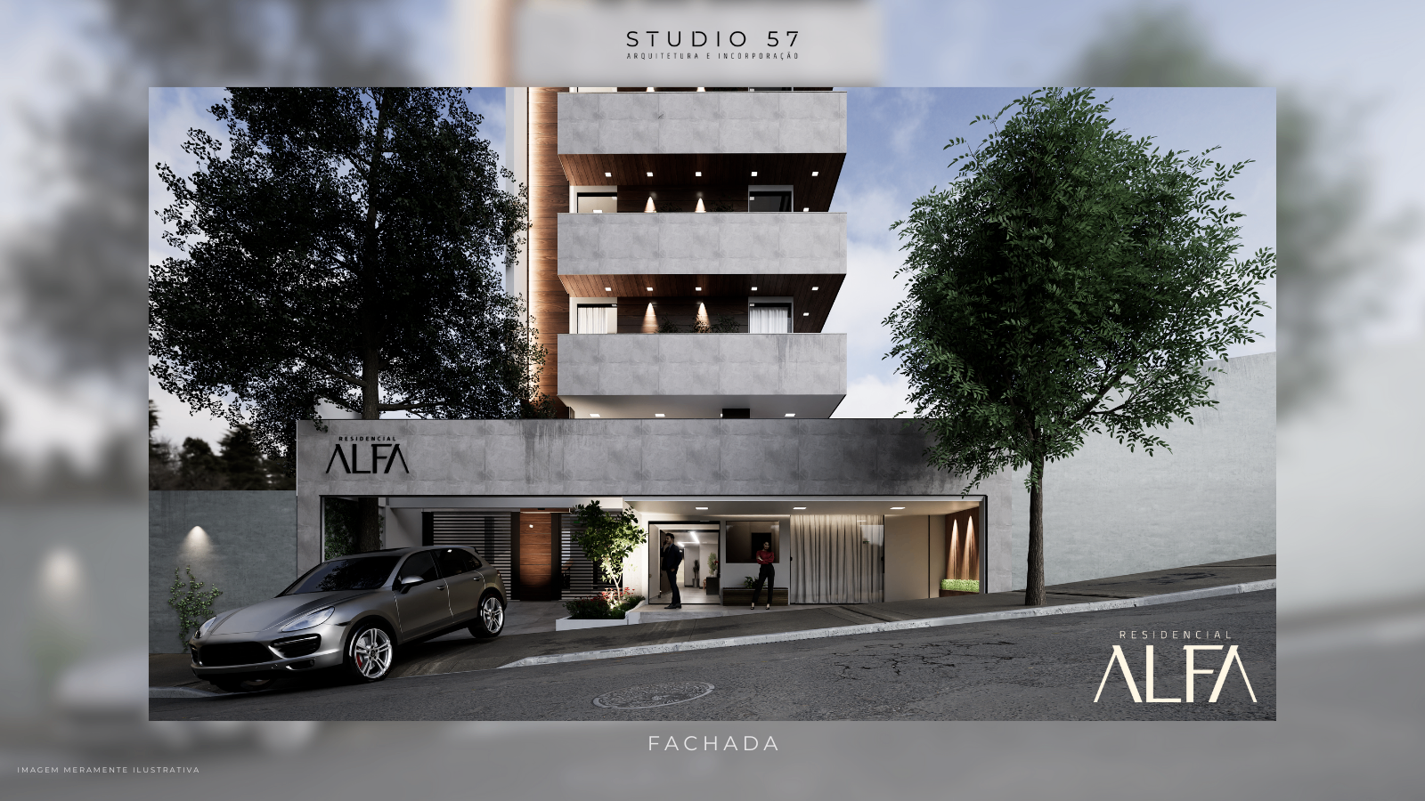 Fachada do Residencial Alfa